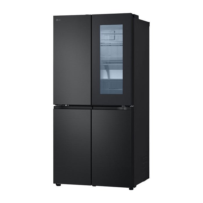 LG GC-V22FFQMB 4 Doors Fridge 431L French Door With Instaview Black Steel | TBM Online