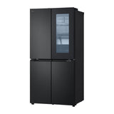 LG GC-V22FFQMB 4 Doors Fridge 431L French Door With Instaview Black Steel | TBM Online