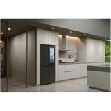 LG GC-V22FFQMB 4 Doors Fridge 431L French Door With Instaview Black Steel | TBM Online