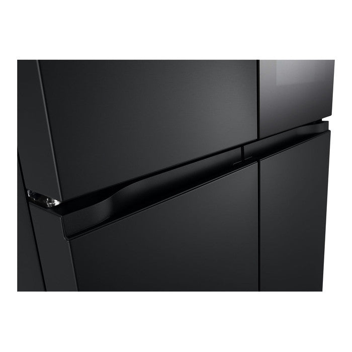 LG GC-V22FFQMB 4 Doors Fridge 431L French Door With Instaview Black Steel | TBM Online