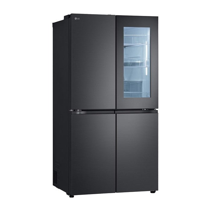 LG GC-V24FFCHB 4 Doors Fridge 601L French Door With Instaview Matte Black | TBM Online