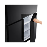LG GCFB48FPGAM 4 Door Fridge 502L Black Glass | TBM Online