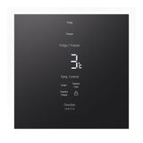 LG GCFB48FPGAM 4 Door Fridge 502L Black Glass | TBM Online