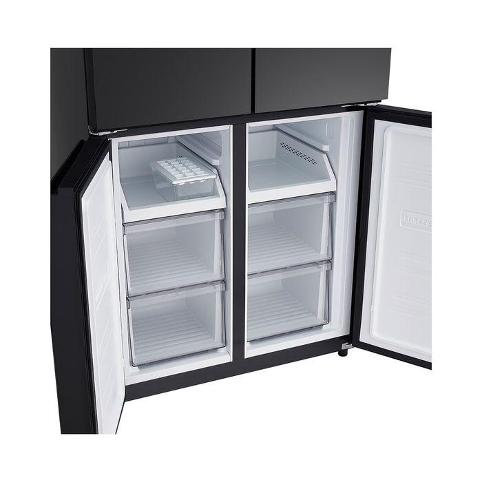 LG GCFB48FPGAM 4 Door Fridge 502L Black Glass | TBM Online