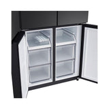 LG GCFB48FPGAM 4 Door Fridge 502L Black Glass | TBM Online