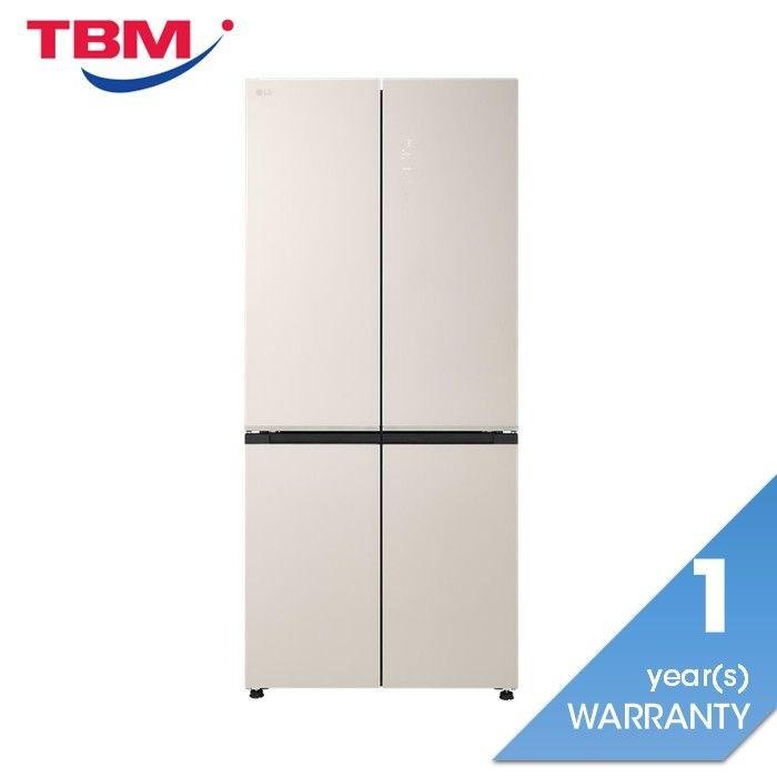 LG GCFB50FPGAM 4 Door Fridge 512L Beige Glass | TBM Online