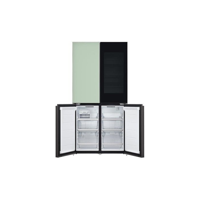 LG GR-A24FQSMB 4 Doors Fridge 617L Linear Inverter Green / Silver / White | TBM Online