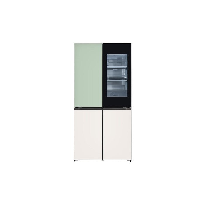 LG GR-A24FQSMB 4 Doors Fridge 617L Linear Inverter Green / Silver / White | TBM Online