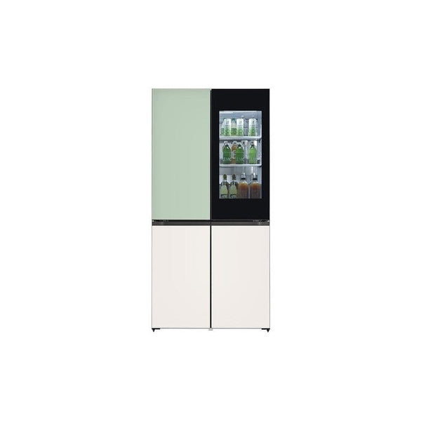 LG GR-A24FQSMB 4 Doors Fridge 617L Linear Inverter Green / Silver / White | TBM Online