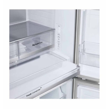 LG GV - B25FFGPB French Door Fridge 617L With Auto Ice Maker In White Glass Finish | TBM Online