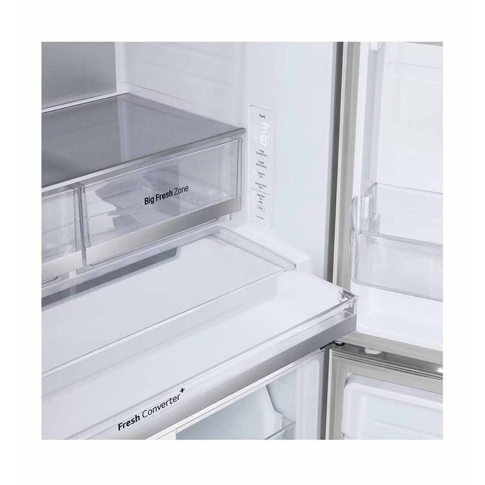 LG GV - B25FFGPB French Door Fridge 617L With Auto Ice Maker In White Glass Finish | TBM Online
