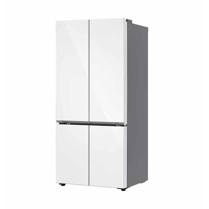 LG GV - B25FFGPB French Door Fridge 617L With Auto Ice Maker In White Glass Finish | TBM Online