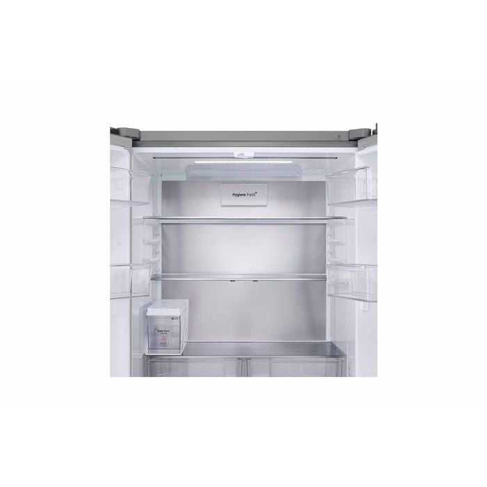 LG GV - K25FFGEB 4 Doors Fridge 612L Smart Inverter Hygiene Fresh Black Glass | TBM Online