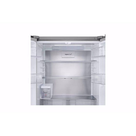LG GV - K25FFGEB 4 Doors Fridge 612L Smart Inverter Hygiene Fresh Black Glass | TBM Online
