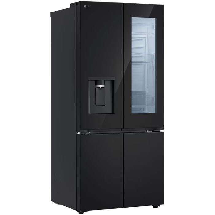 LG GV - K25FFGEB 4 Doors Fridge 612L Smart Inverter Hygiene Fresh Black Glass | TBM Online