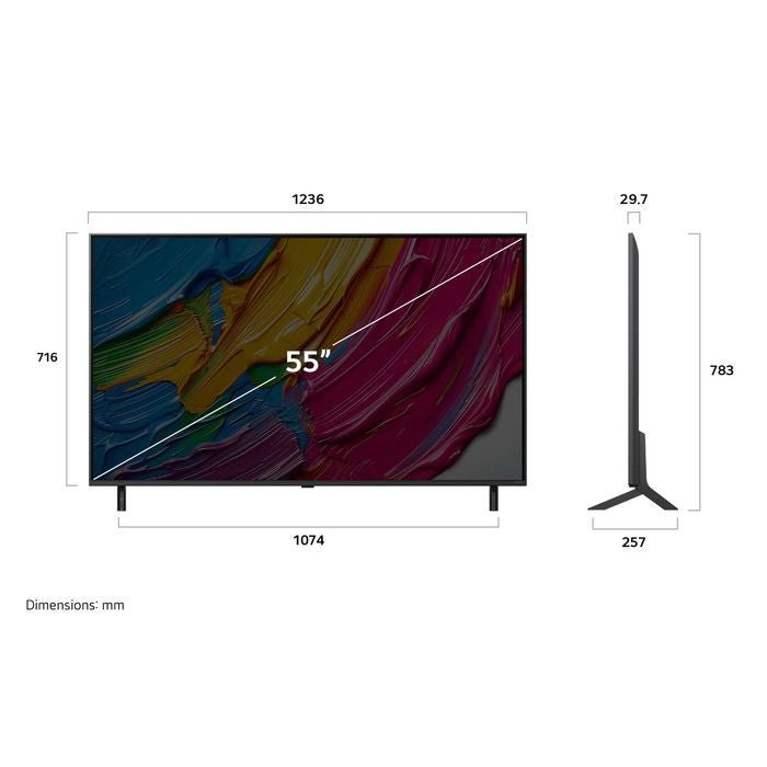 LG 55QNED80ASA 55" 4K QNED A7 AI Processor GEN8 Smart TV | TBM Online
