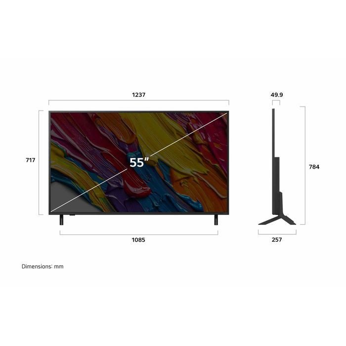 LG 55QNED82ASA 55" QNED Evo AI TV QNED82 HDR10 4K UHD TV | TBM Online