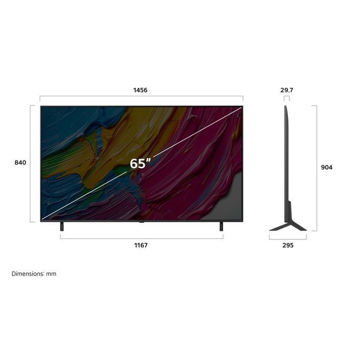 LG 65QNED80ASA 65" 4K QNED A7 AI Processor GEN8 Smart TV | TBM Online