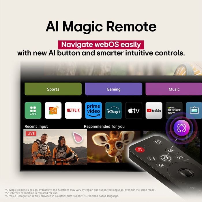 LG 65QNED80ASA 65" 4K QNED A7 AI Processor GEN8 Smart TV | TBM Online