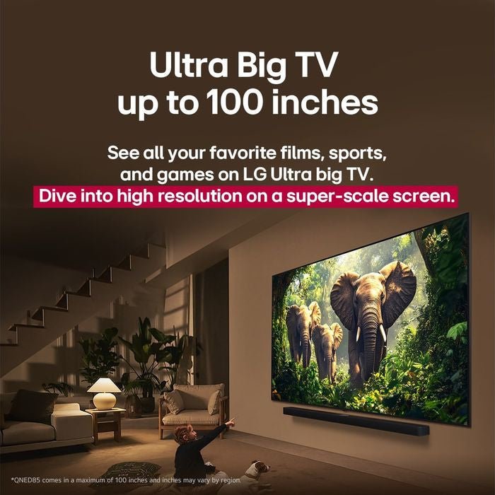 LG 65QNED86ASA 65" 4K QNED EVO AI MiniLED Smart TV | TBM Online