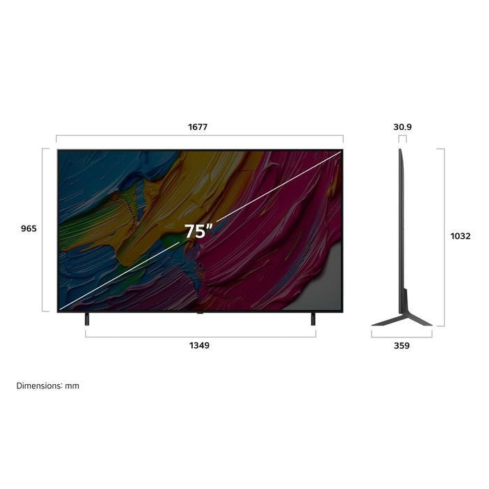 LG 75QNED80ASA 75" 4K QNED A7 AI Processor GEN8 Smart TV | TBM Online