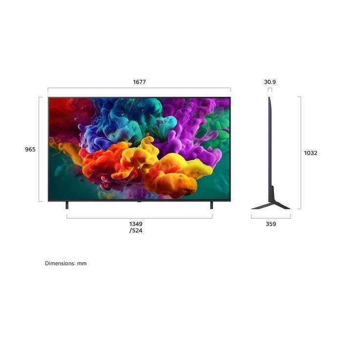 LG 75QNED86BSA 75" QNED evo AI Mini LED QNED86 4K Smart TV 2026 | TBM Online