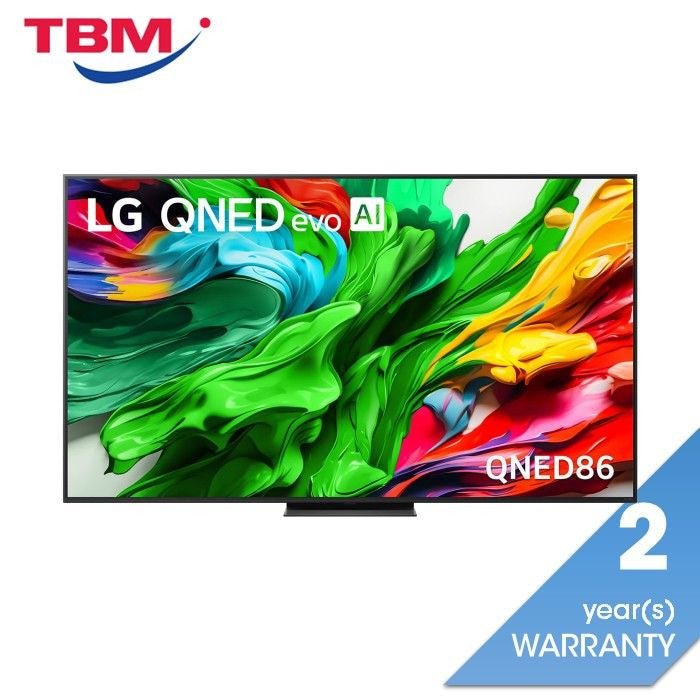 LG 86QNED86ASA 86" 4K QNED EVO AI MiniLED Smart TV | TBM Online