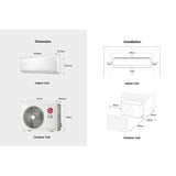LG IN:S3NC12HZCAA Air Cond 1.5HP Non-Inverter R32 | TBM Online