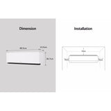 [1.0HP][Inverter] LG IN:S3NQ090A1DA Air Cond 1.0HP Wall Mounted DualCool AI Air R32 Inverter | TBM Online