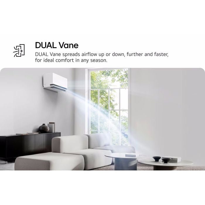 LG IN:S3NQ120A1DA Air Cond 1.5HP Wall Mounted DualCool AI Air Inverter R32 | TBM Online