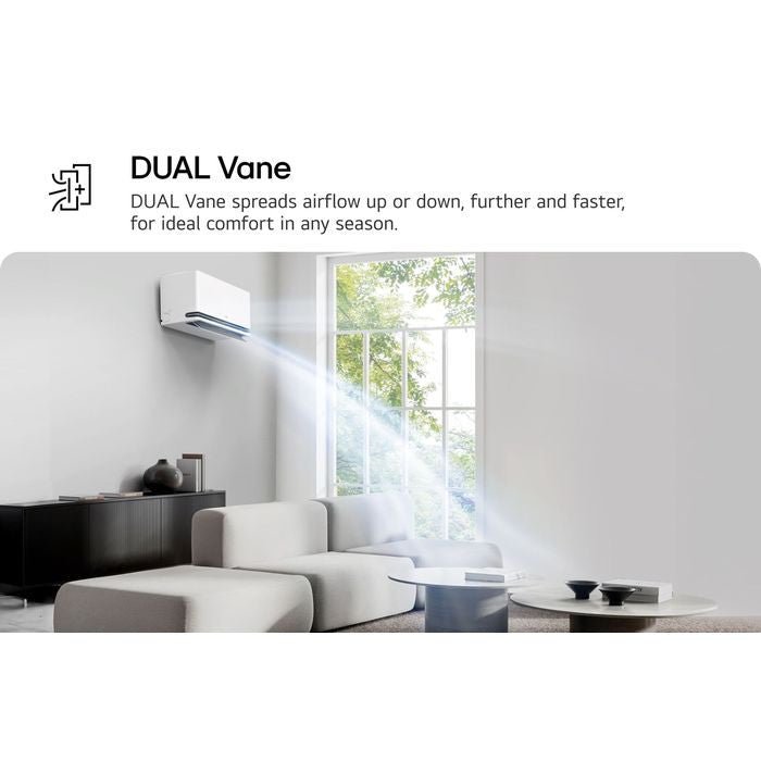 [2.5HP][Inverter] LG IN:S3NQ24121DA Air Cond 2.5HP Wall Mounted Dualcool AI Air Inverter R32 | TBM Online