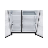 LG GC - B257KQJW Side By Side Fridge Smart Inverter Compressor, Smart Diagnosis 654L Matt Black | TBM Online