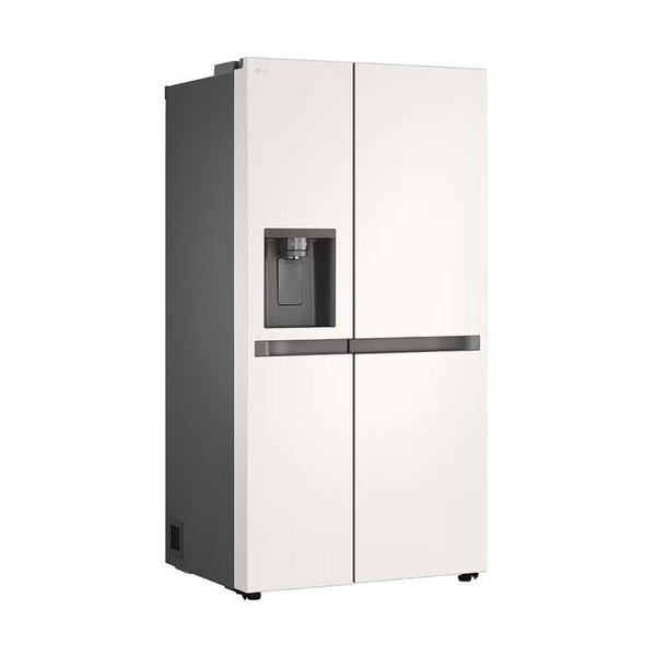 LG GC - L257KQKW Side By Side Fridge 635L Smart Inverter Linear Cooling Beige Metal | TBM Online