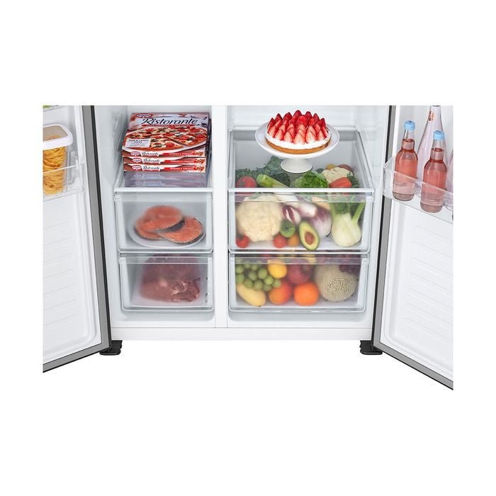 LG GCFB507PLAM Side By Side Fridge 566L Inverter | TBM Online