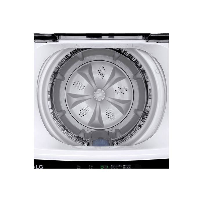 LG T2108NT1W1 Top Load Washer 8.0kg Non - Inverter Tempered Glass Lid | TBM Online