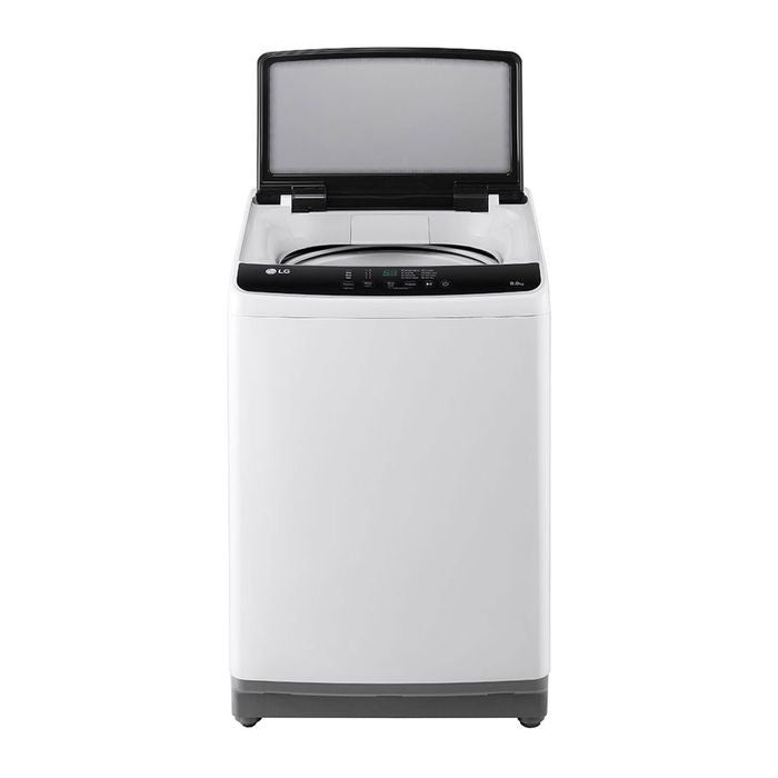 LG T2108NT1W1 Top Load Washer 8.0kg Non - Inverter Tempered Glass Lid | TBM Online