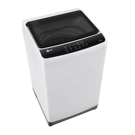 LG T2108NT1W1 Top Load Washer 8.0kg Non - Inverter Tempered Glass Lid | TBM Online