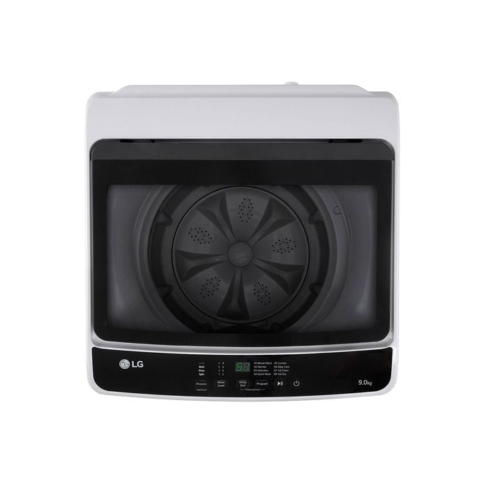 LG T2109NT1G1 Top Load Washer 9.0kg Non - Inverter Tempered Glass Lid | TBM Online