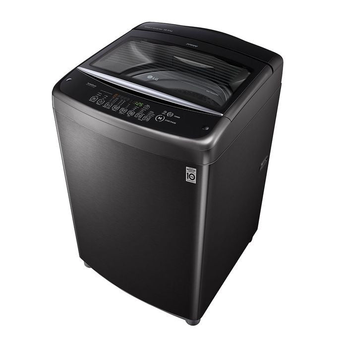 LG T2516VSAJ Top Load Washer With Smart Inverter Platinum Black 16.5kg | TBM Online