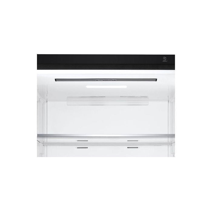 LG GC - B569NQCM 2 Doors Fridge 455L Trimless Tempered Glass Shelf Matte Black | TBM Online