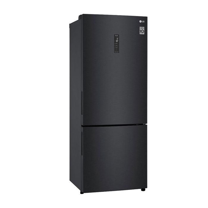 LG GC - B569NQCM 2 Doors Fridge 455L Trimless Tempered Glass Shelf Matte Black | TBM Online