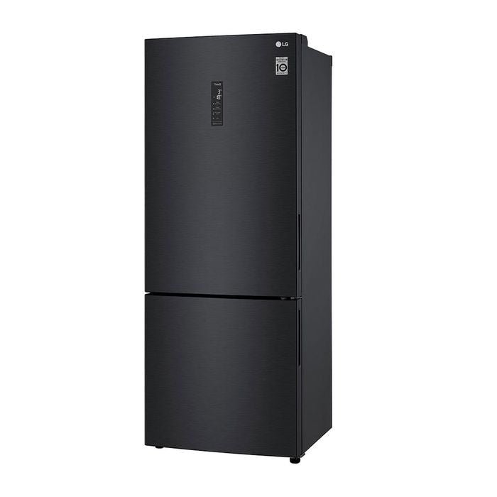 LG GC - B569NQCM 2 Doors Fridge 455L Trimless Tempered Glass Shelf Matte Black | TBM Online