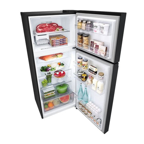 LG GN - B372PQBK 2 Doors Fridge Top Freezer 375L | TBM Online