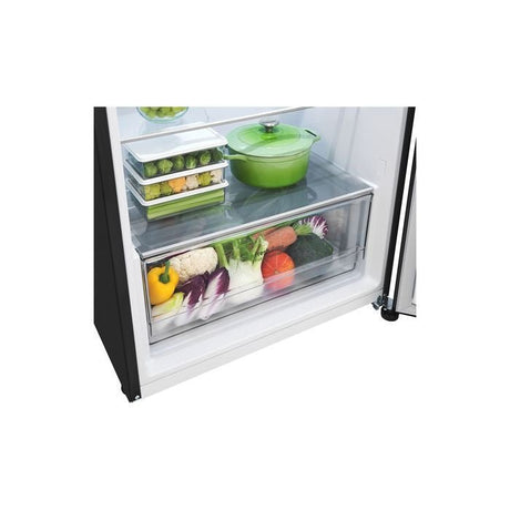 LG GN - B372PQBK 2 Doors Fridge Top Freezer 375L | TBM Online