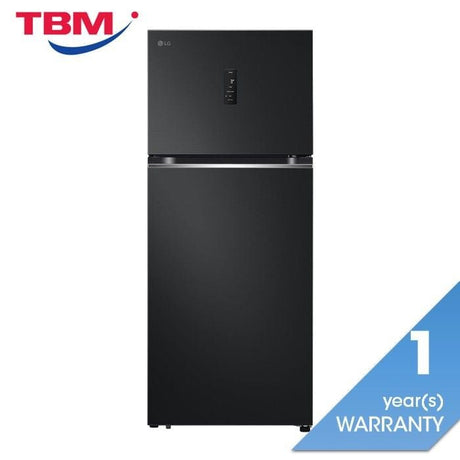 LG GN - B372PQBK 2 Doors Fridge Top Freezer 375L | TBM Online