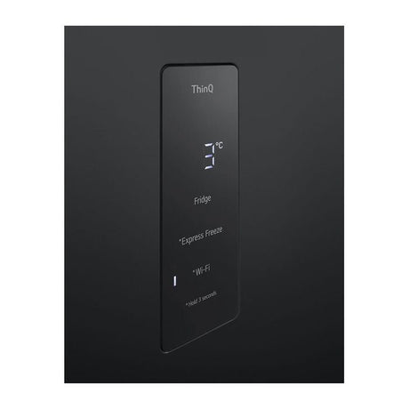 LG GN - B372PQBK 2 Doors Fridge Top Freezer 375L | TBM Online
