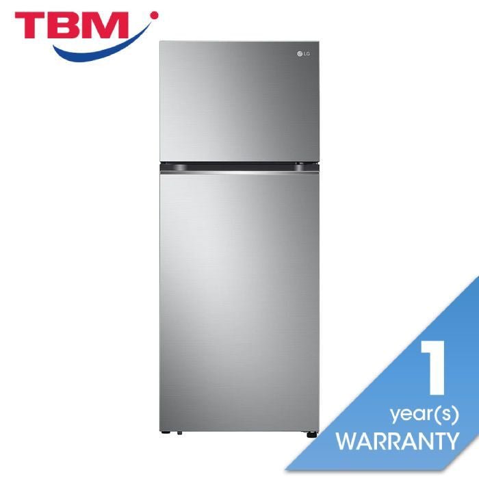 LG GN - B392PLGK 2 Doors Fridge Inverter Door Cooling Multi Air Flow N395L Platinum Silver | TBM Online