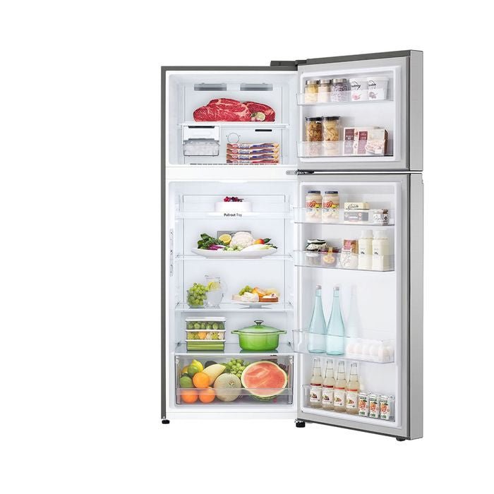 LG GN - B392PLGK 2 Doors Fridge Inverter Door Cooling Multi Air Flow N395L Platinum Silver | TBM Online