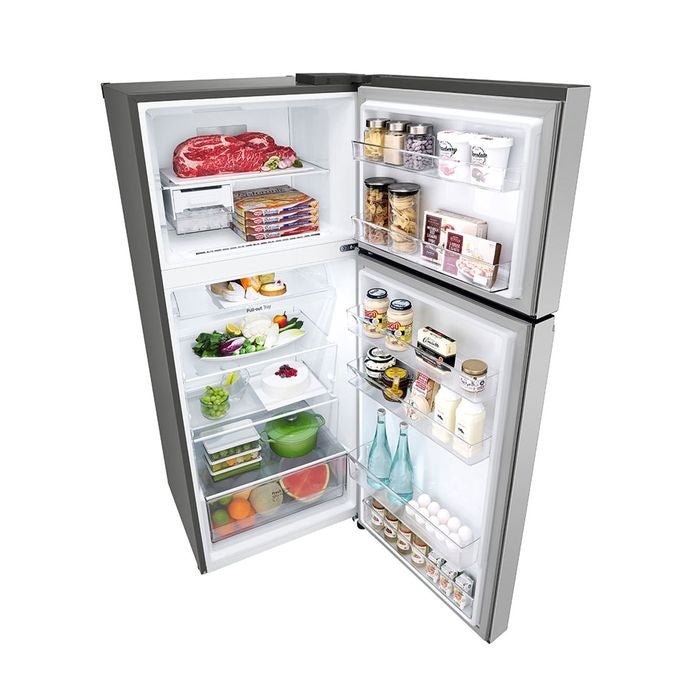 LG GN - B392PLGK 2 Doors Fridge Inverter Door Cooling Multi Air Flow N395L Platinum Silver | TBM Online