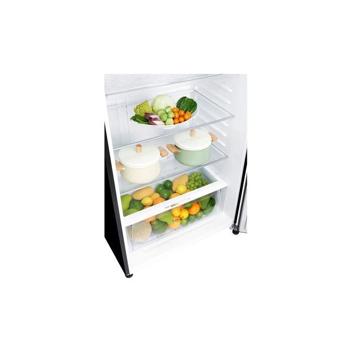 LG GN - B392PQBK 2 Doors Fridge Top Freezer 395L | TBM Online